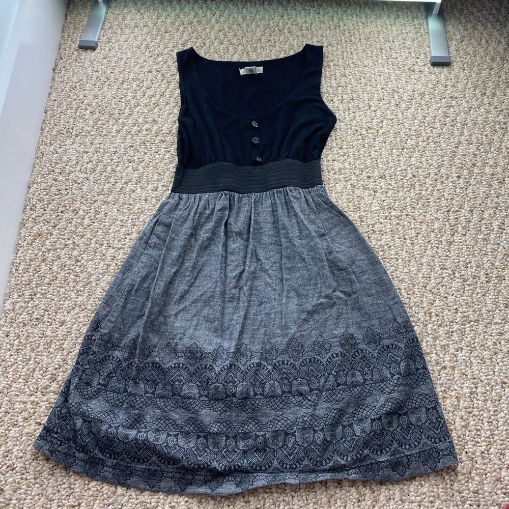 Derek Heart Elastic Waist Dress